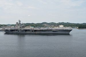 US Navy Carrier Strike Group Departs for Patrol in Western Pacific Ocean
