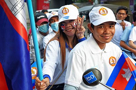 Cheering Cambodia&#8217;s Strongman