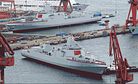 China Launches 2 Type 055 Destroyers Simultaneously