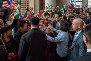 Tsai Ing-wen Made a Rare, High-Profile Stopover in the US