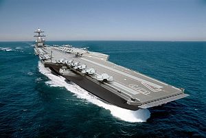 US Navy’s Next Supercarrier 50 Percent Complete