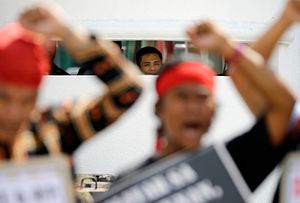 Indigenous Groups Descend on Manila Court to Protest Terror-List