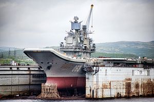 One of the World’s Largest Floating Dry Docks Has Sunk With Russia’s Carrier Aboard