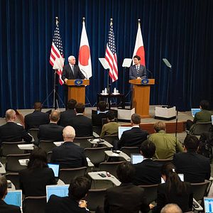 From Japan, US VP Denounces &#8216;Authoritarianism and Aggression&#8217;