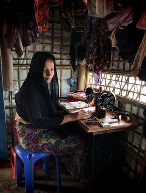 Rohingya Women Stitch Their Lives Back Together