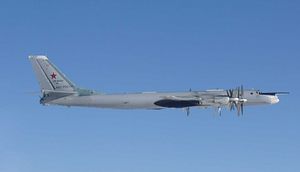 Japan Scrambles Fighters to Intercept 4 Russian Strategic Bombers and 4 Fighter Jets