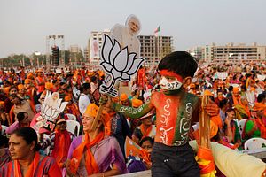 At Indian General Election Rallies, Modi Beats the Nuclear Drums