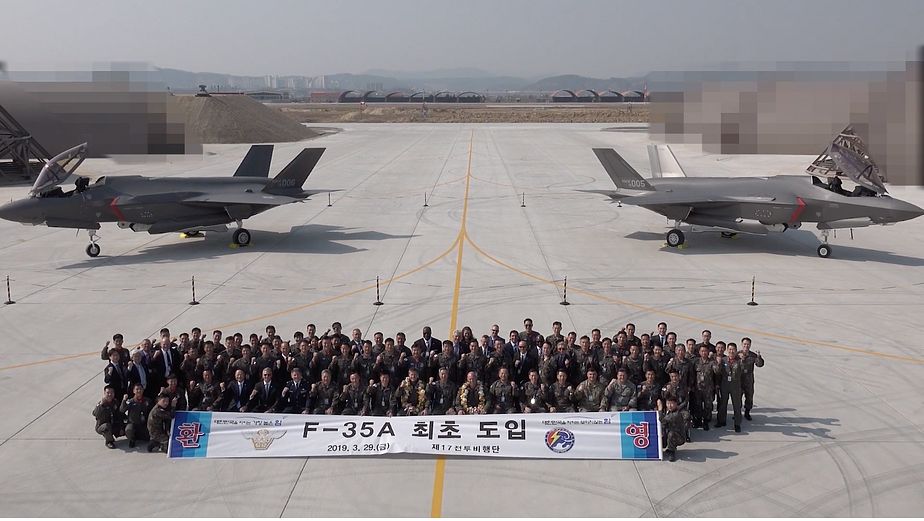 First 2 Republic of Korea Air Force F-35A Stealth Fighters Arrive in ...