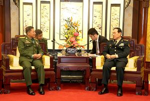 China, Myanmar Extol ‘Eternal’ Friendship as Commander-in-Chief Visits Beijing