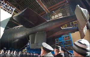 Russia Launches Project 09852 Special Purpose Submarine