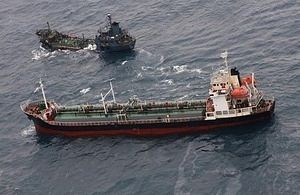 British Royal Navy Vessel Reports North Korean Illicit Ship-to-Ship Transfer in East China Sea