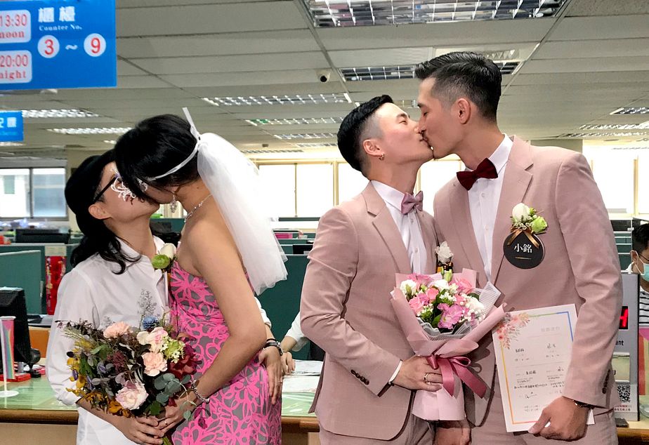 Gay married woman