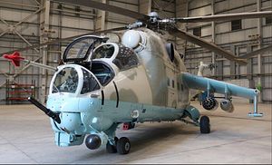 India Delivers Two Mi-24V Attack Helicopters to Afghanistan