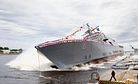 US Navy Launches Newest Littoral Combat Ship