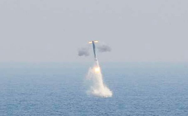 Brahmos lauched from Submarine
