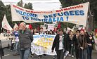 Hundreds of Refugees Protest Outside Australian Parliament