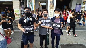 In Taiwan, Hong Kongers Call for Attention