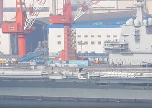 China’s First Domestically Built Carrier Preps for Commissioning Ceremony