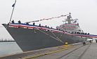 US Navy Commissions New Littoral Combat Ship USS Indianapolis