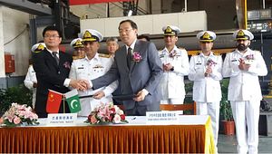 China Kicks Off Construction of Pakistan’s Third, Fourth Type 054A Missile Frigates