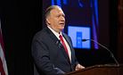 US Secretary of State Pompeo&#8217;s Trip to Central Asia Back on