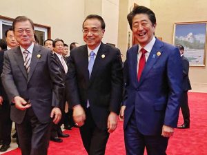 China, South Korea, and Japan Make Nice in Chengdu