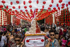 Ringing in Chinese New Year in Indonesia