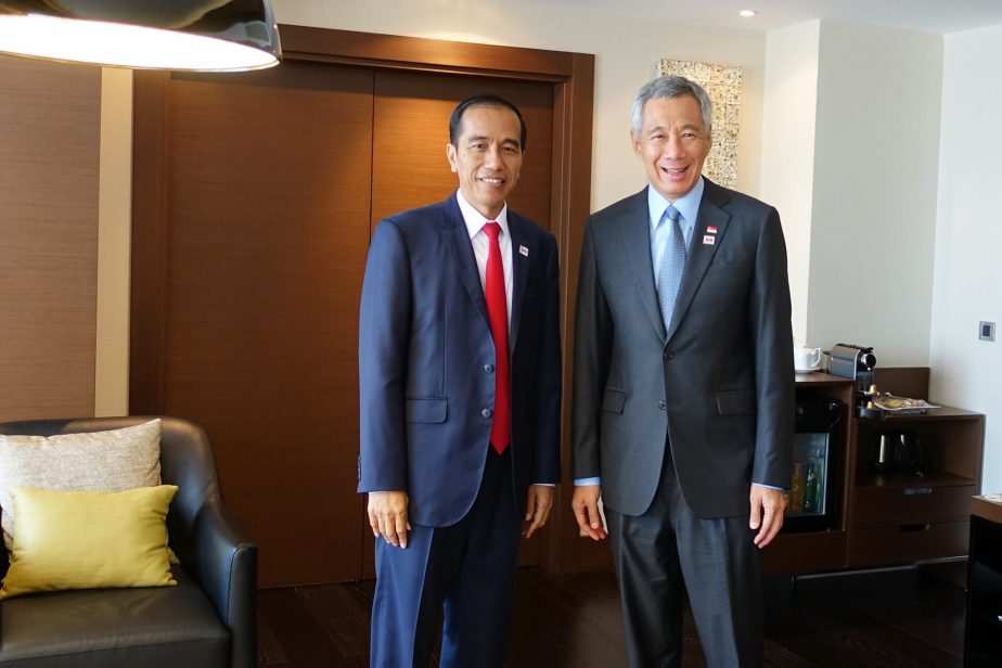 indonesia president visit singapore