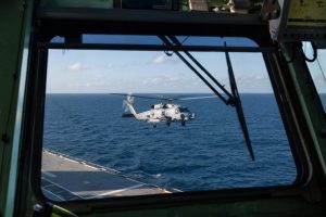 MH-60R Helicopters to Begin Flight Trials Aboard Royal Australian Navy’s Largest Warship