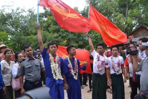 Myanmar Accelerates Arrests of Student Anti-War Protesters