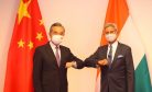 China-India Foreign Ministers Meet in Dushanbe 
