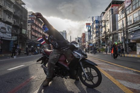 Thai Protesters Face Off With Police in Bangkok