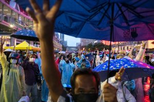 On the Eve of Reopening, Thai Protesters Take to the Streets Again