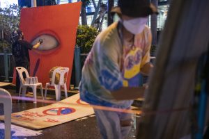 On the Eve of Reopening, Thai Protesters Take to the Streets Again