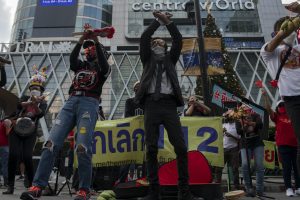 On the Eve of Reopening, Thai Protesters Take to the Streets Again