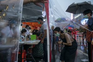 On the Eve of Reopening, Thai Protesters Take to the Streets Again