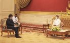 Former US Diplomat Bill Richardson Meets Myanmar Leader