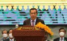 As Chair of ASEAN, Hun Sen Warns of Crack Down on Protesters