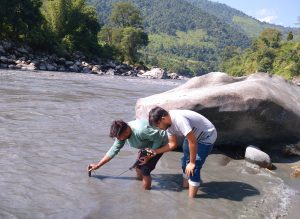 What turned this Arunachal Pradesh river brown?