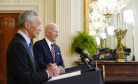 Singapore&#8217;s PM Meets With President Biden on US Trip