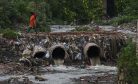 Nepal&#8217;s Holy Bagmati River Choked With Black Sewage, Trash
