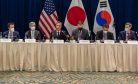 What Tweets, Retweets and Emojis Tell Us About the Japan-South Korea-US Trilateral