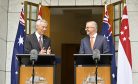Singapore&#8217;s Lee and Australia&#8217;s Albanese Meet, Sign Green Economy Agreement