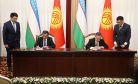 Kyrgyzstan, Uzbekistan Foreign Ministers Sign Water, Border Agreements