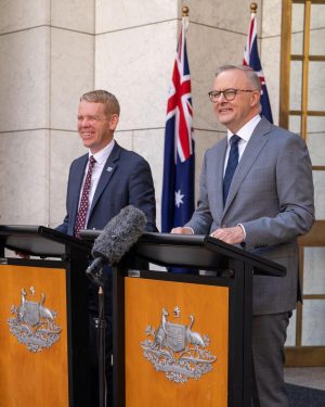 Australia, New Zealand Leaders Focus on China in First Meeting
