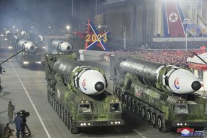 North Korea Displays ICBMs, Tactical Nuclear Units at Military Parade