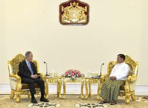 Ex-UN Secretary-General Ban Ki-moon Makes Surprise Visit to Myanmar