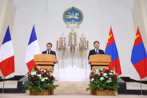 French President Emmanuel Macron Makes a Historic Visit to Mongolia