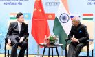 India&#8217;s Foreign Minister Meets With Counterparts From China, Russia