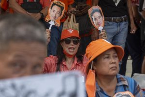 Orange-Clad Move Forward Supporters Turn Out For Prime Ministerial Vote Orange-Clad Move Forward Supporters Turn Out For Prime Ministerial Vote